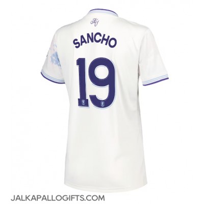 Aston Villa Jadon Sancho #19 Kolmaspaita Naiset 2025-26 Lyhythihainen Aston Villa Jadon Sancho #19 Kolmaspaita Naiset 2025-26 Lyhythihainen